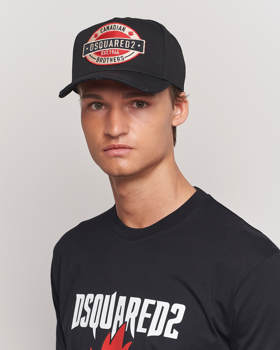 Herren | Accessoires | Dsquared2 | Brothers Logo Baseball Cap Black