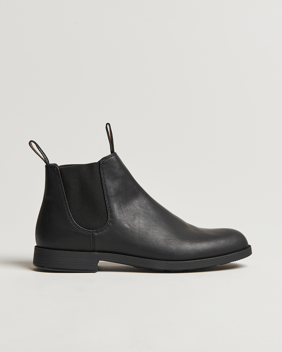 Black leather ankle boots on sale