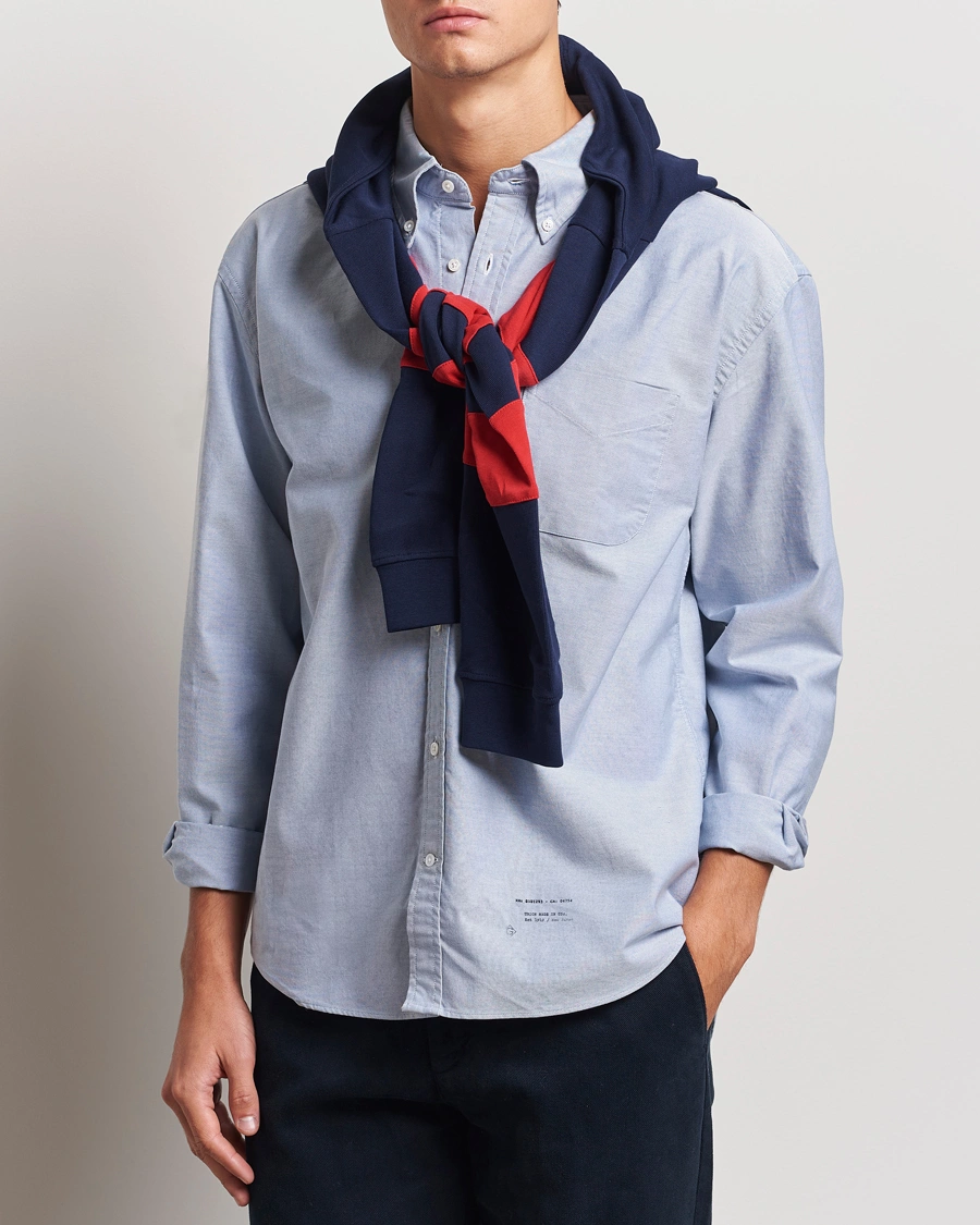 Herren |  | GANT 240 Mulberry Street | Regular Fit US Oxford Shirt Blue Water