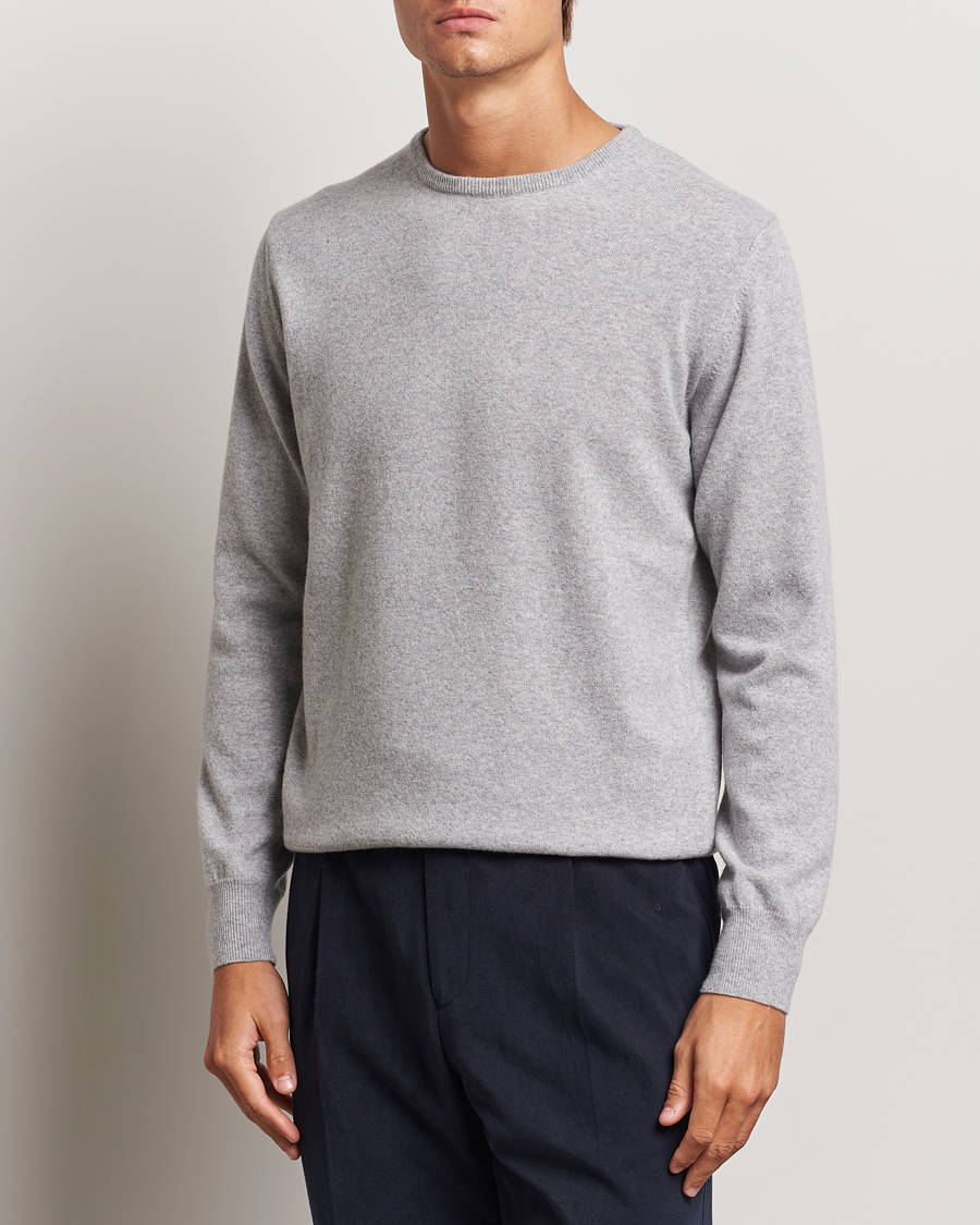 Herren | Morgano | Morgano | Wool/Cashmere Crewneck Mid Grey