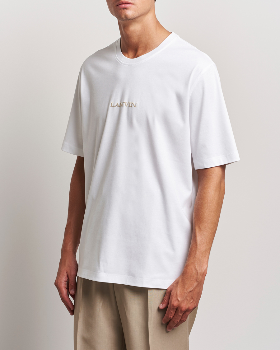 Herren |  | Lanvin | Embroidered Logo T-Shirt White