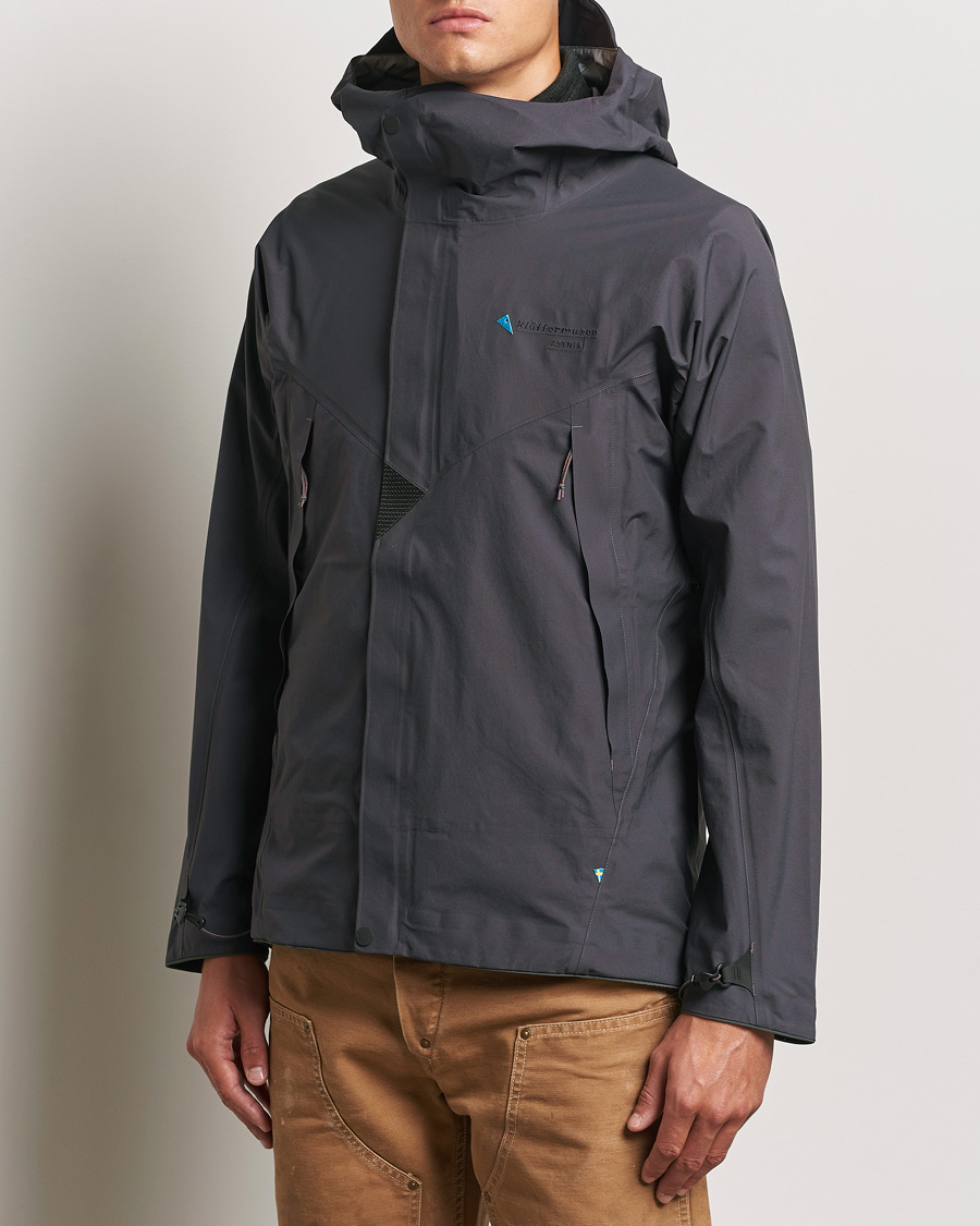 Herren | Active | Klättermusen | Asynja Lightweight Waterproof Jacket Raven