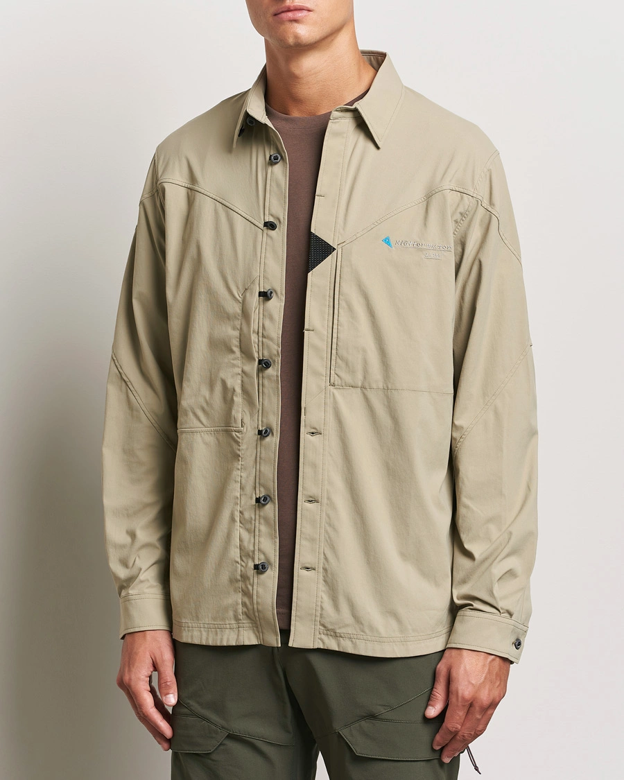 Herren |  | Klättermusen | Garm Technical Outdoor Shirt Silver Green