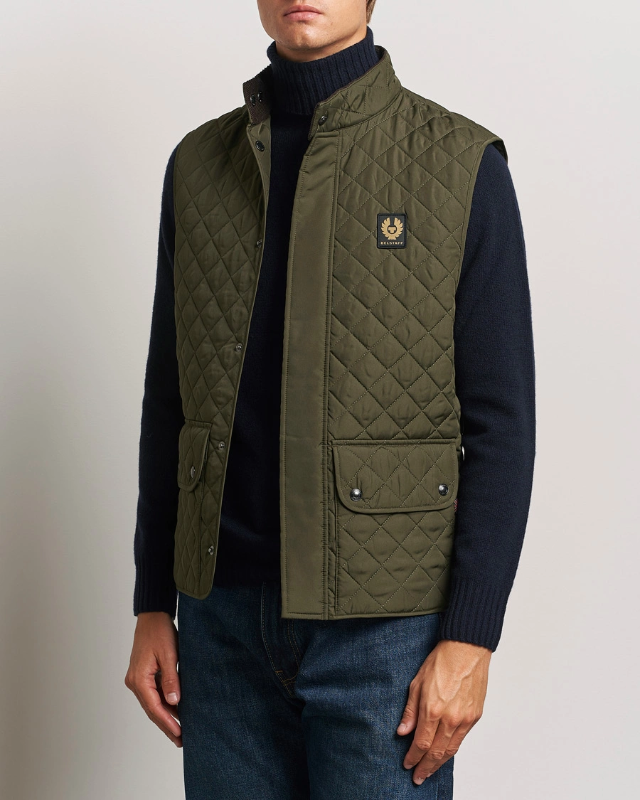 Herren |  | Belstaff | Icon Gilet Faded Olive