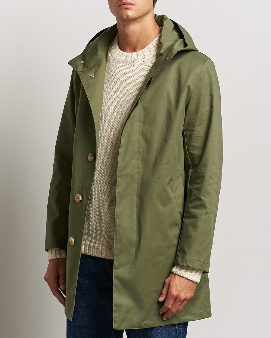 Herren |  | Mackintosh | Chryston Short Coat Four Leaf Clover