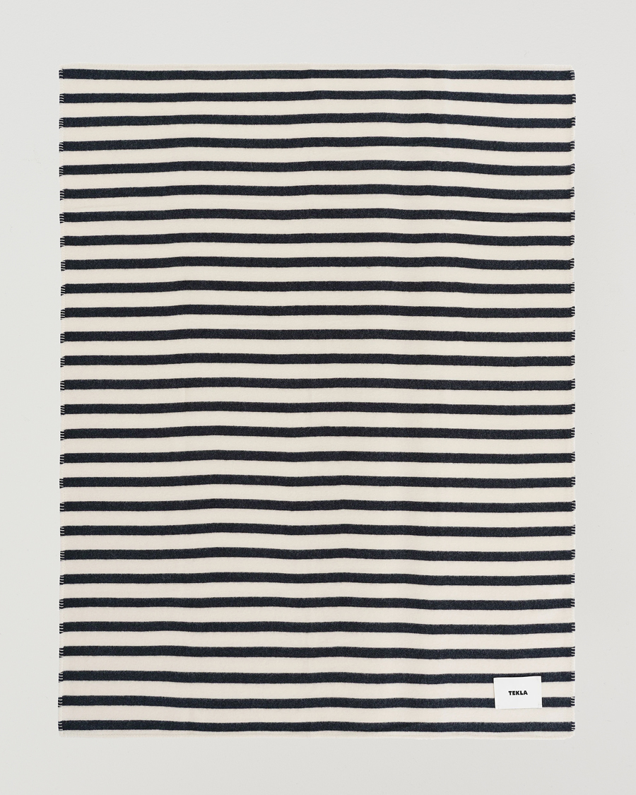 Herren |  | Tekla | Lambswool Blanket Magpie Stripes