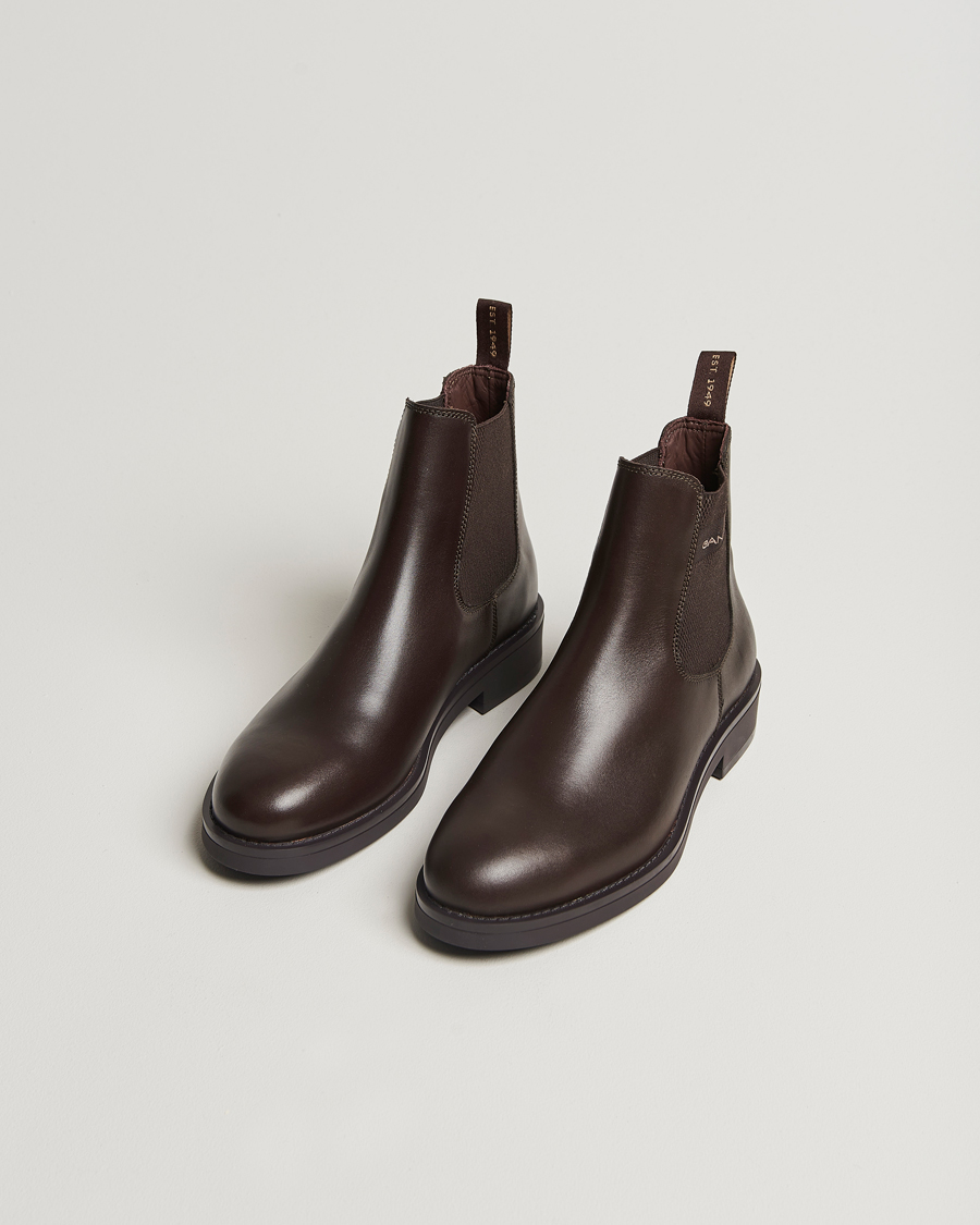 Herren |  | GANT | Prepdale Leather Chelsea Boot Dark Brown