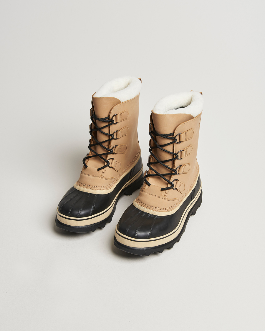 Herren | Wildlederschuhe | Sorel | Caribou WP Felt Lined Leather Boots Buff