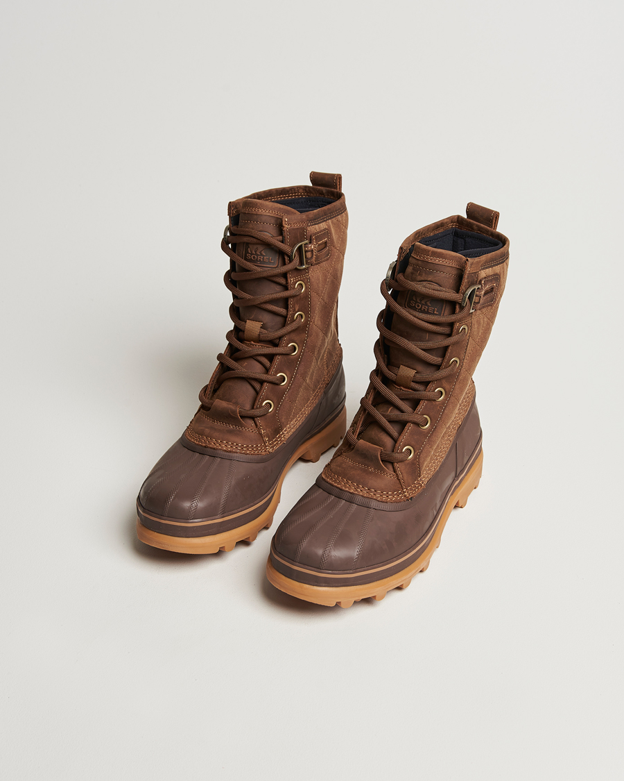 Herren | Schnürboots | Sorel | Caribou Royal WP Canvas Boots Velvet Tan