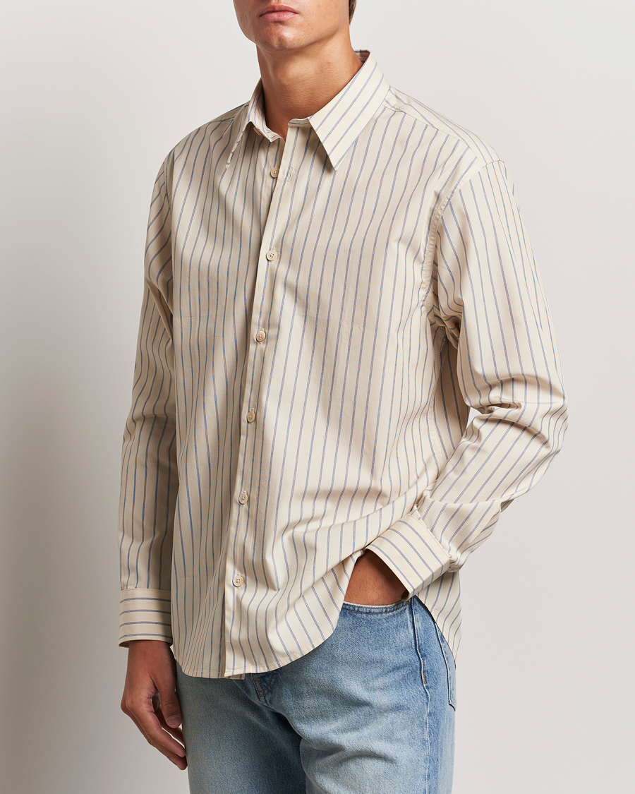 Herren |  | NN07 | Quinsy Striped Shirt Khaki