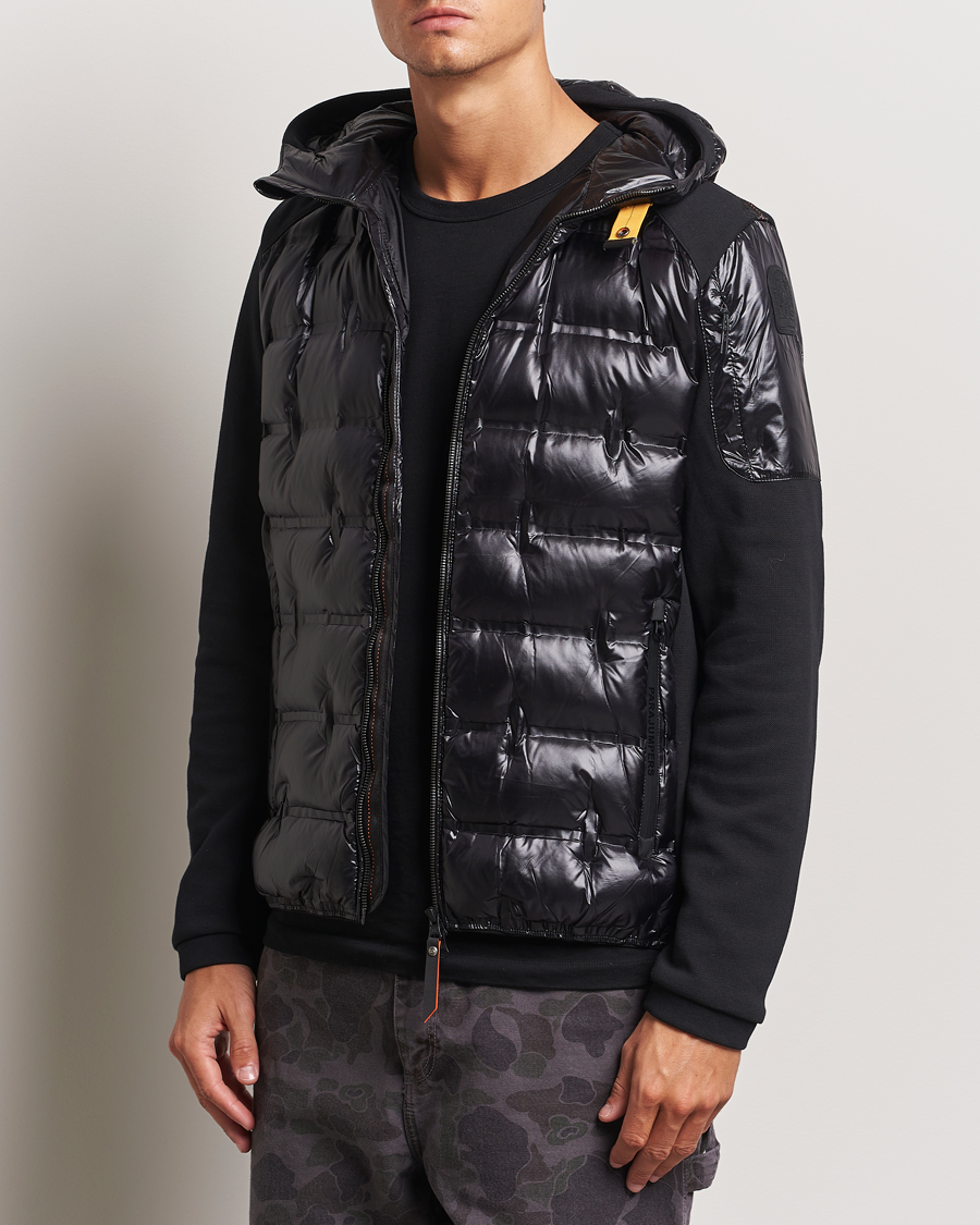 Herren |  | Parajumpers | Gyles Piquet Puffer Hybrid Jacket Black