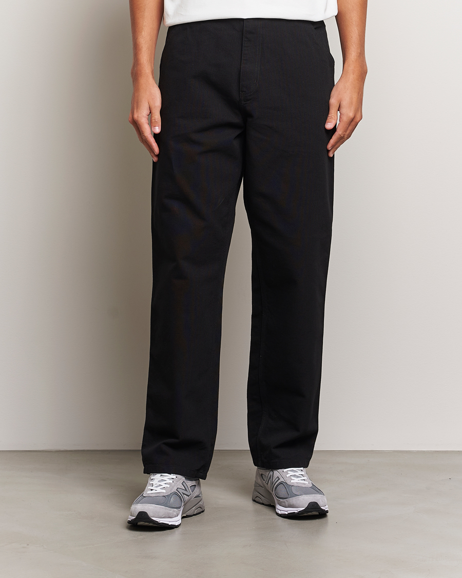 Herren | Stoffhosen | Carhartt WIP | Single Knee Pants Dearborn Canvas Black