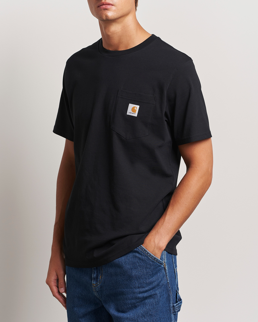 Herren | T-Shirts | Carhartt WIP | Pocket Cotton T-Shirt Black