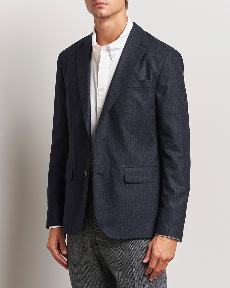 Herren |  | J.Lindeberg | Elton Unlined Cash Stretch Flannel Blazer Navy