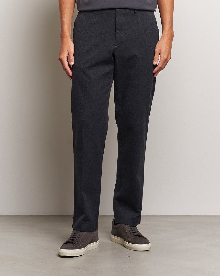 Herren |  | J.Lindeberg | Lois Flannel Twill Pants Dark Grey