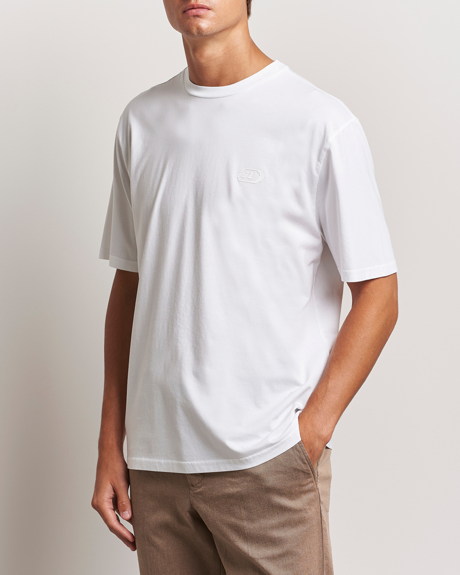 Herren | T-Shirts | J.Lindeberg | Hale Logo T-Shirt White