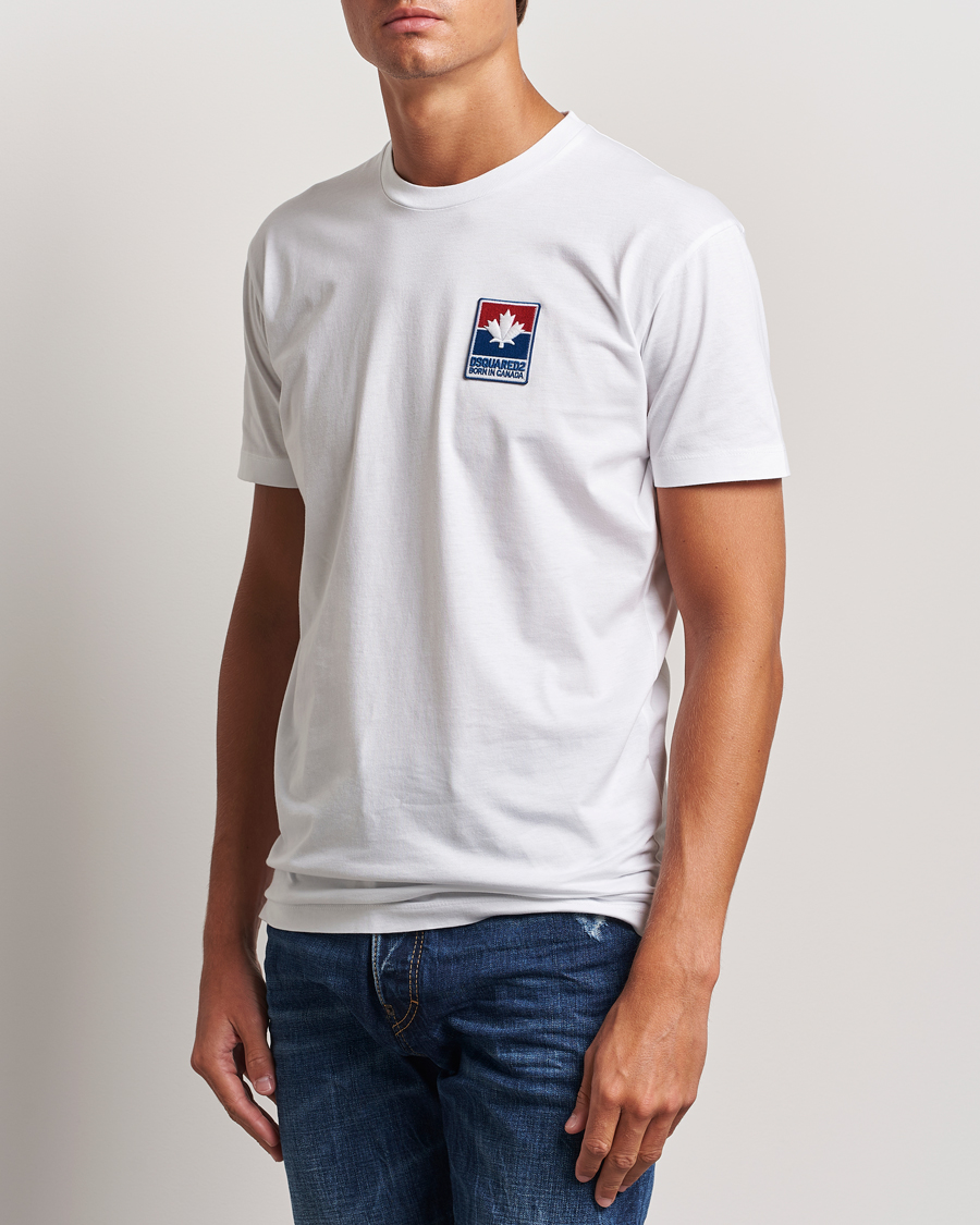 Herren | Neue Produktbilder | Dsquared2 | Cool Fit Leaf T-Shirt White
