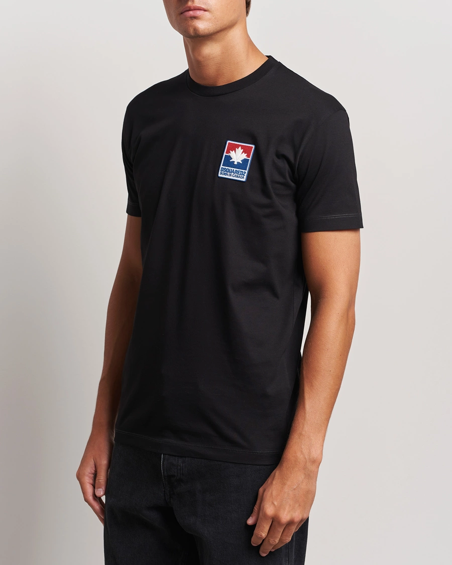 Herren | Neue Produktbilder | Dsquared2 | Cool Fit Leaf T-Shirt Black