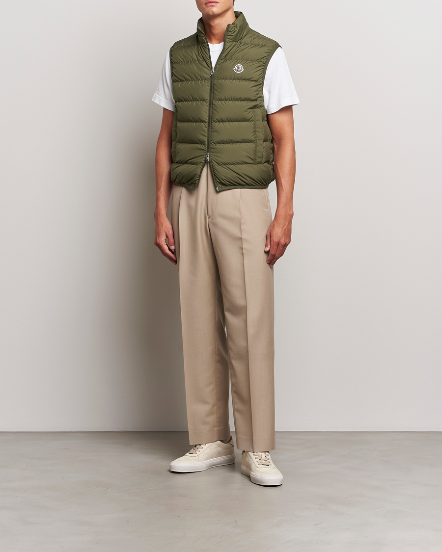 Moncler Contrin Down Vest Military