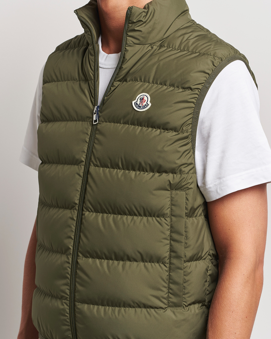 Moncler Contrin Down Vest Military