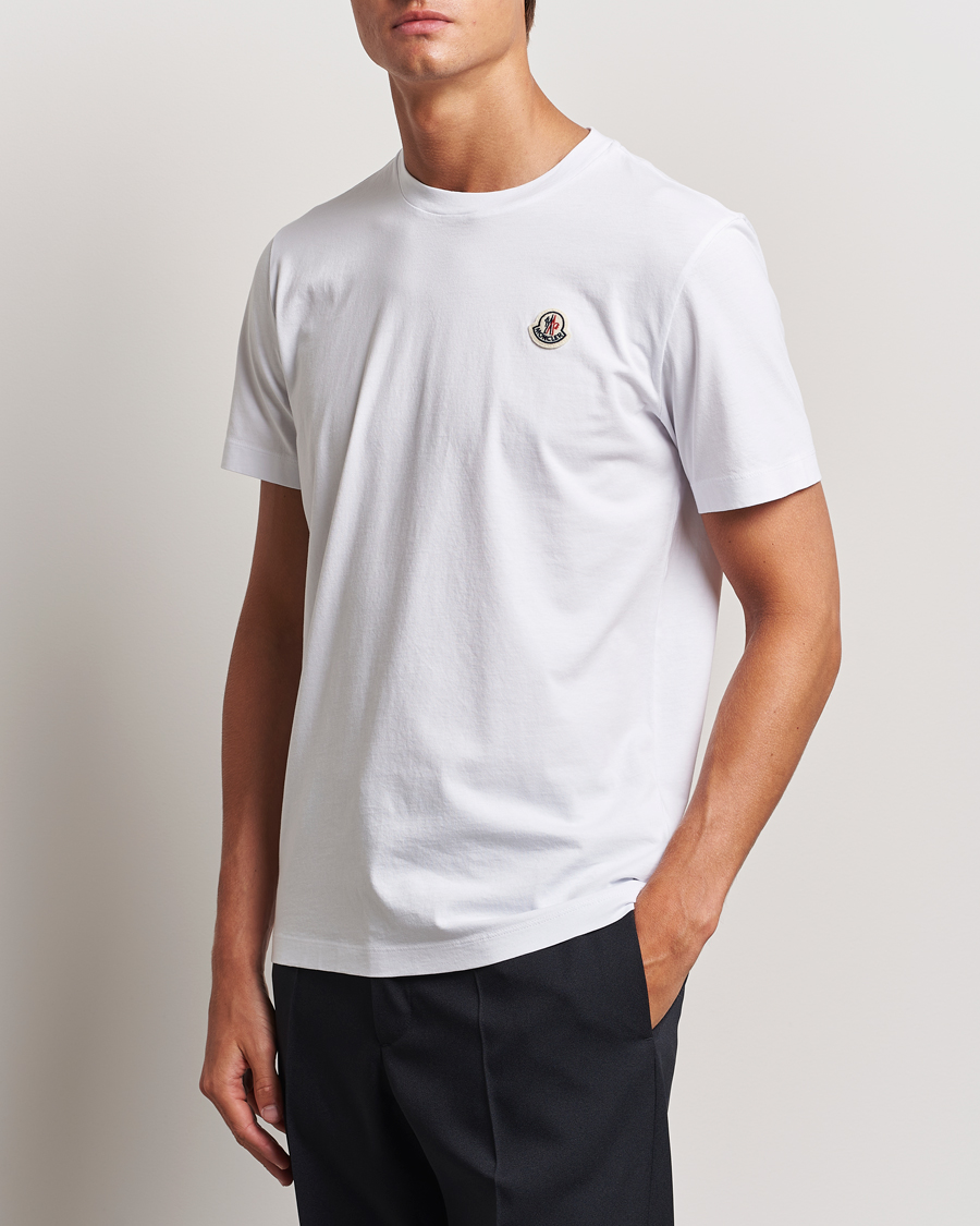 Herren |  | Moncler | 3-Pack Logo T-Shirt White/Grey/Black