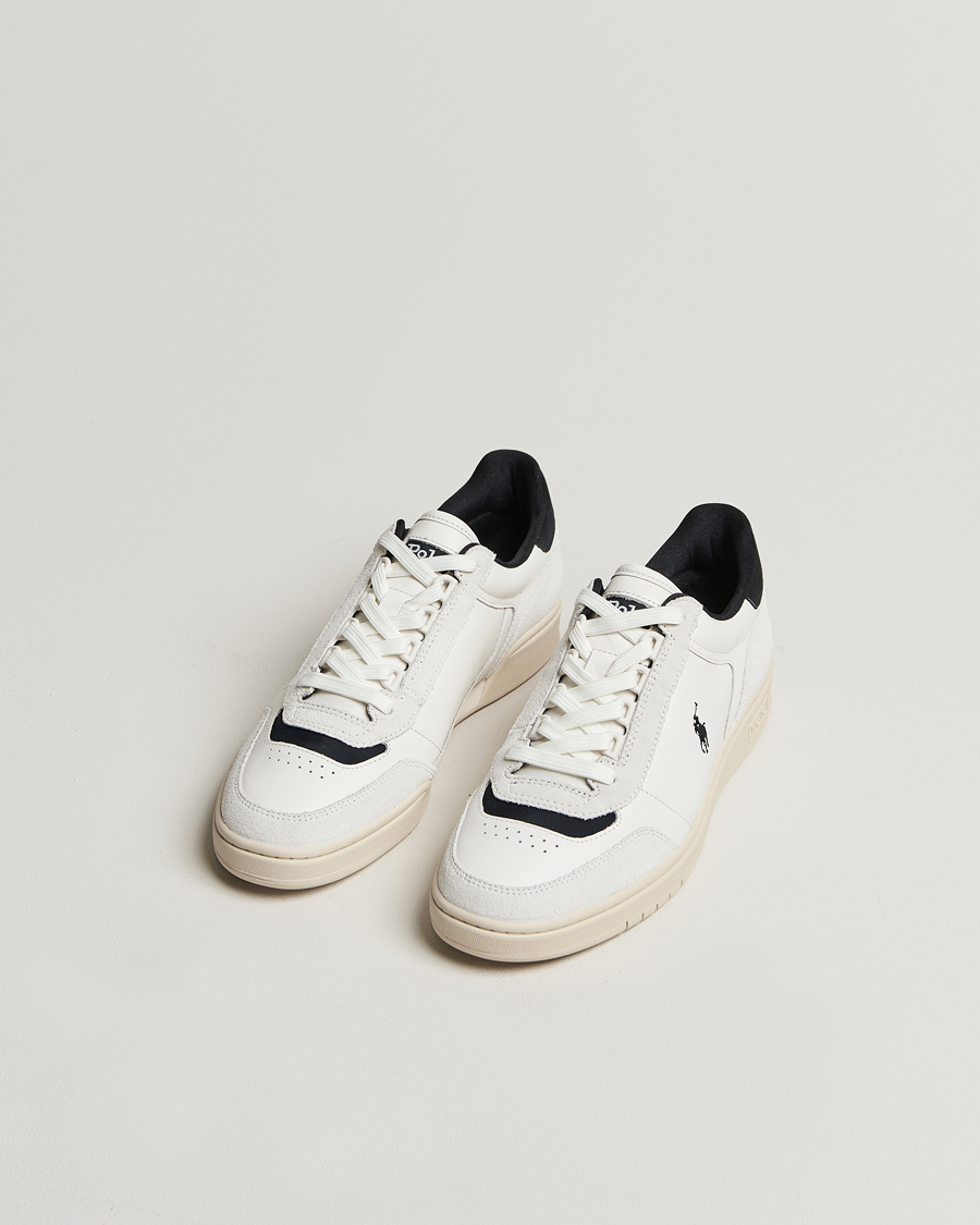 Herren |  | Polo Ralph Lauren | Polo Court Sneaker Deckwash White/Black