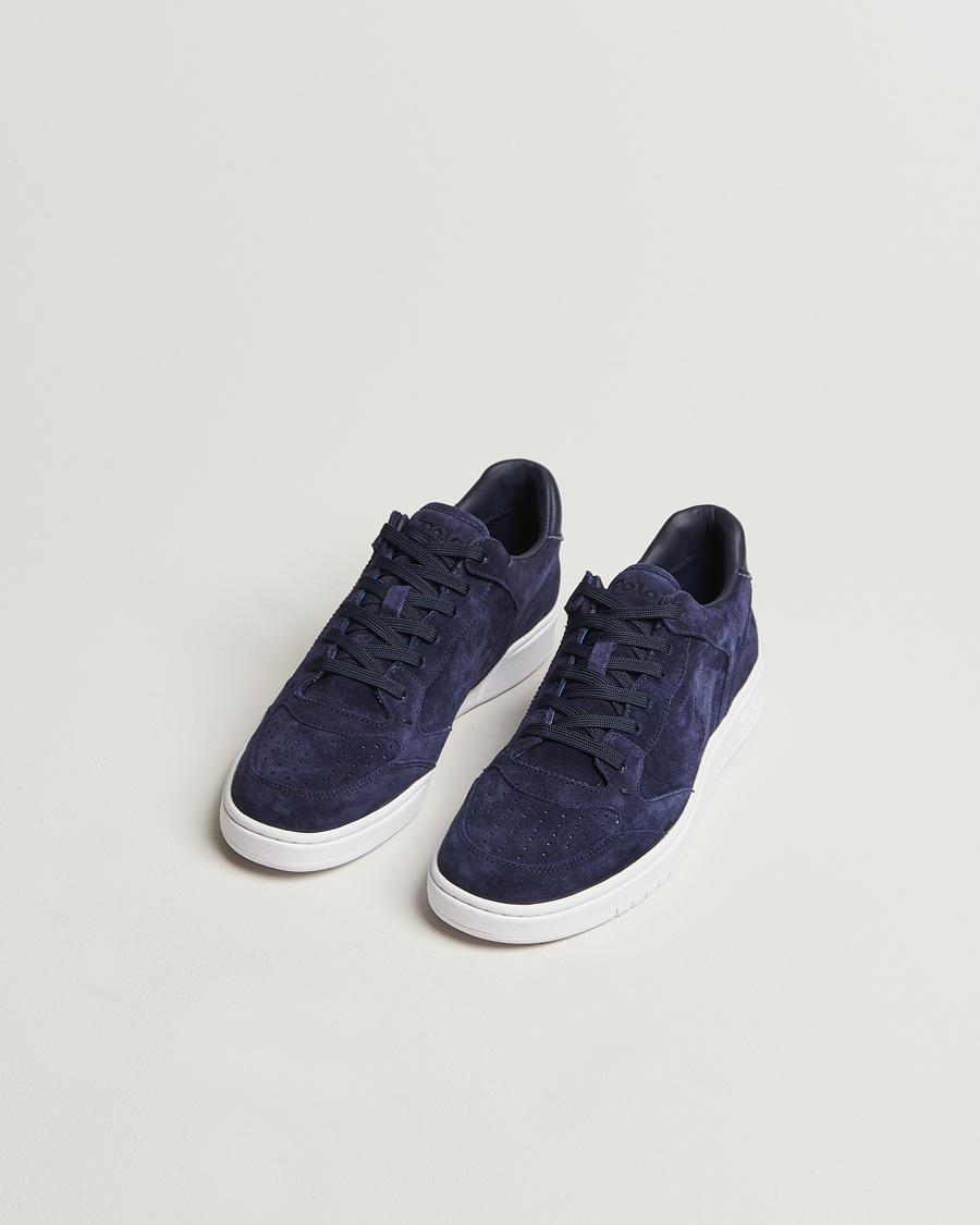 Herren |  | Polo Ralph Lauren | Polo Court Sneaker Navy Suede