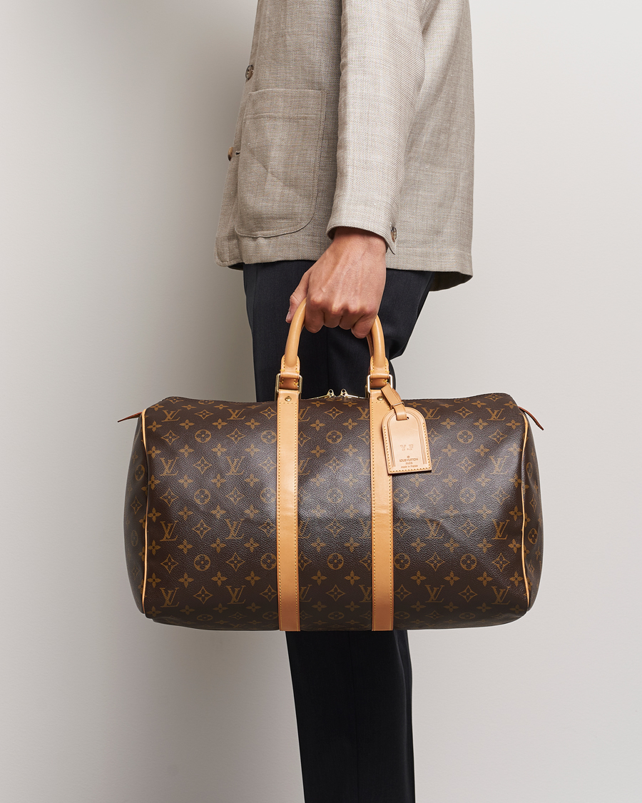 Herren | Pre-Owned & Vintage Bags | Louis Vuitton Pre-Owned | Keepall 45 Bag Monogram 