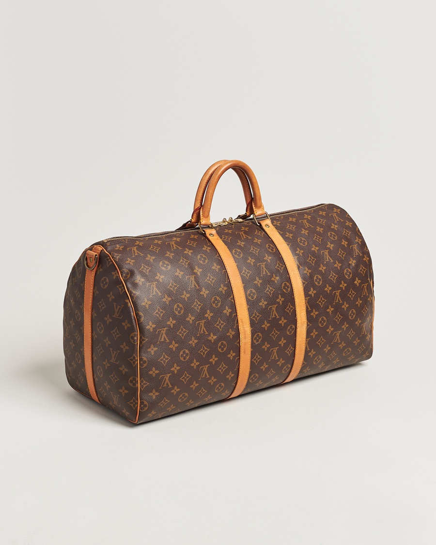 Herren | Pre-Owned & Vintage Bags | Louis Vuitton Pre-Owned | Keepall Bandoulière 55 Monogram 