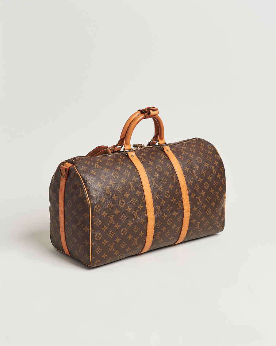 Herren | Pre-Owned & Vintage Bags | Louis Vuitton Pre-Owned | Keepall Bandoulière 50 Monogram 