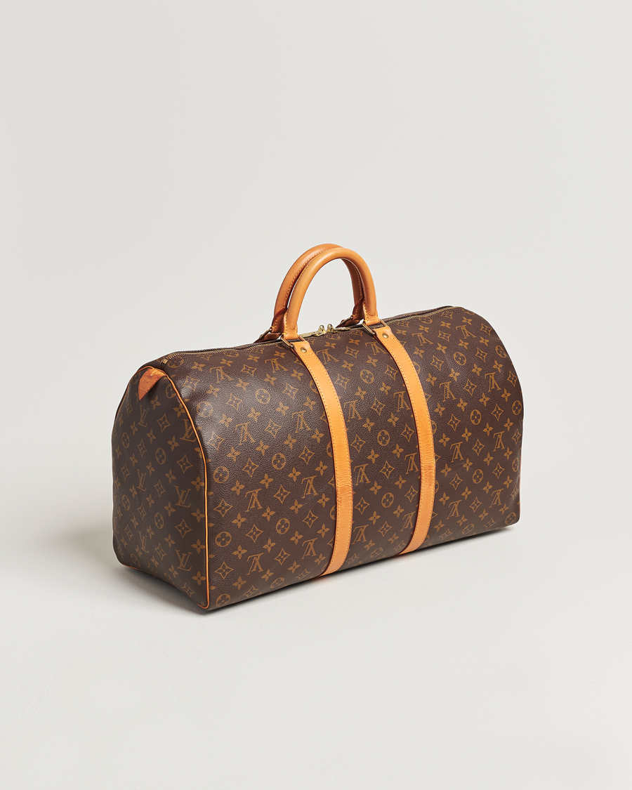 Herren | Pre-owned | Louis Vuitton Pre-Owned | Keepall 50 Bag Monogram 