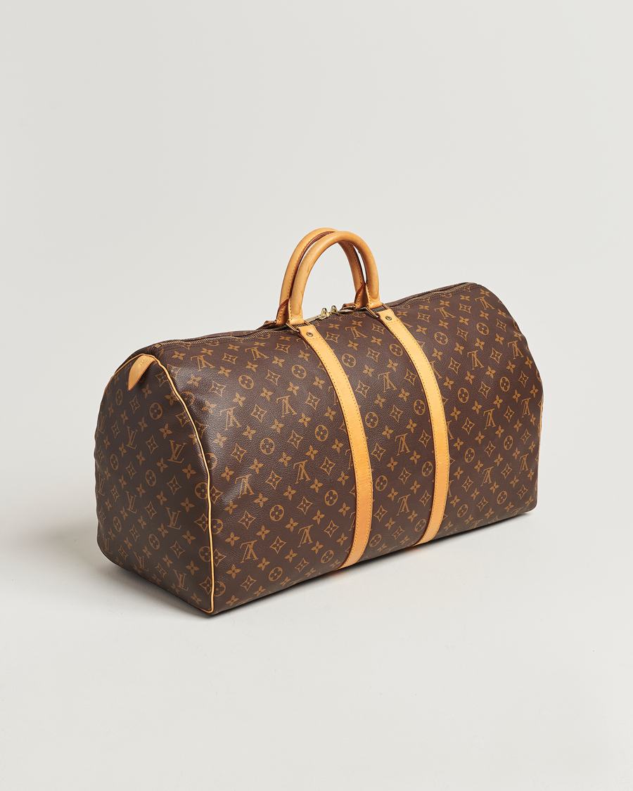 Herren | Pre-Owned & Vintage Bags | Louis Vuitton Pre-Owned | Keepall 55 Bag Monogram 