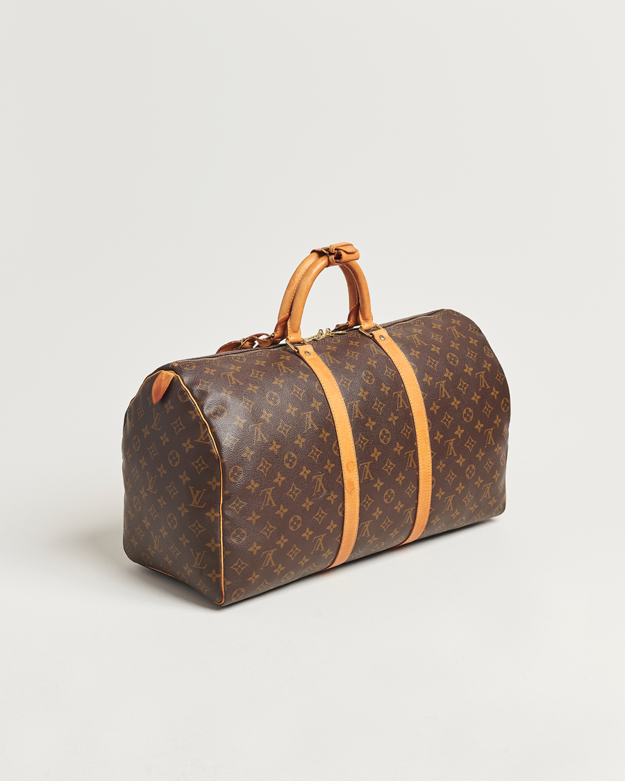 Herren | Pre-Owned & Vintage Bags | Louis Vuitton Pre-Owned | Keepall 50 Bag Monogram 