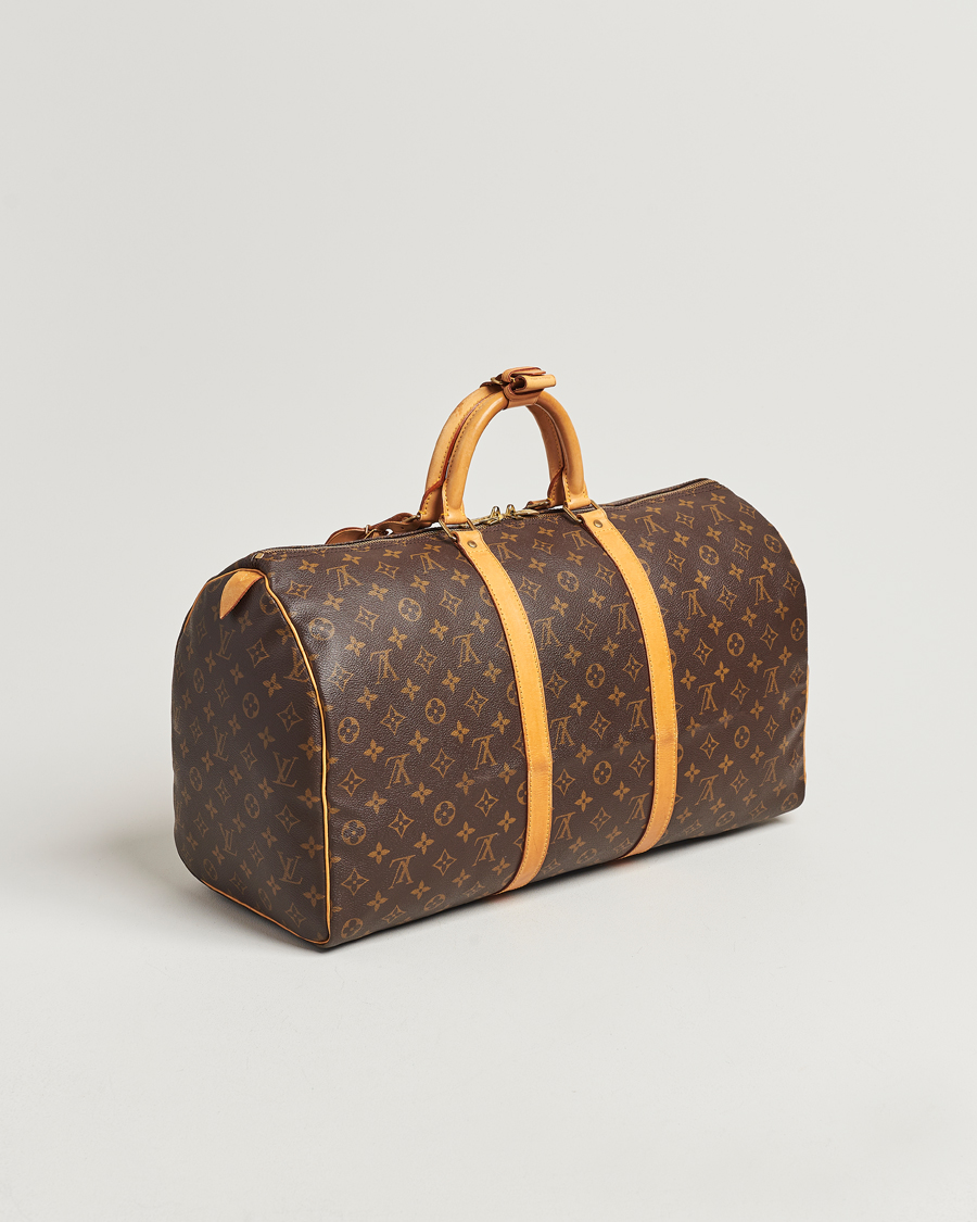 Herren | Pre-Owned & Vintage Bags | Louis Vuitton Pre-Owned | Keepall 50 Bag Monogram 