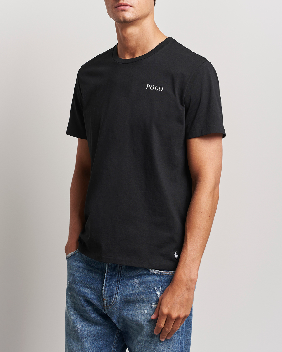 Herren |  | Polo Ralph Lauren | Logo Cotton Jersey Sleep T-Shirt Black