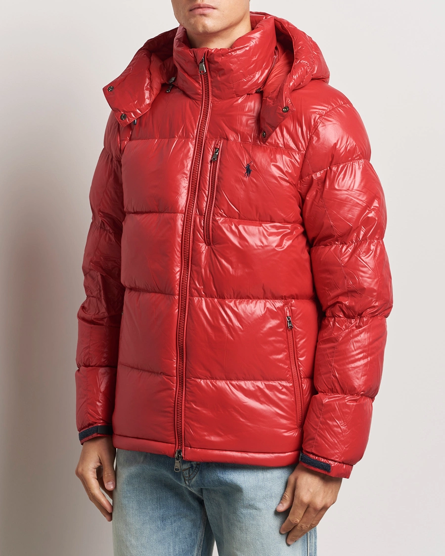 Herren |  | Polo Ralph Lauren | El Cap High Gloss Down Jacket RL 2000 Red Glossy