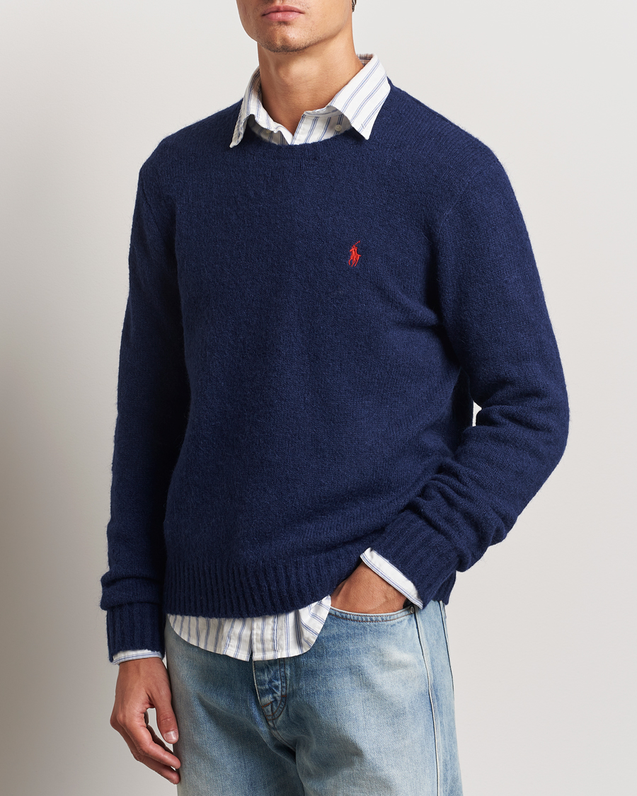 Herren |  | Polo Ralph Lauren | Alpaca Crew Neck Sweater Bright Navy