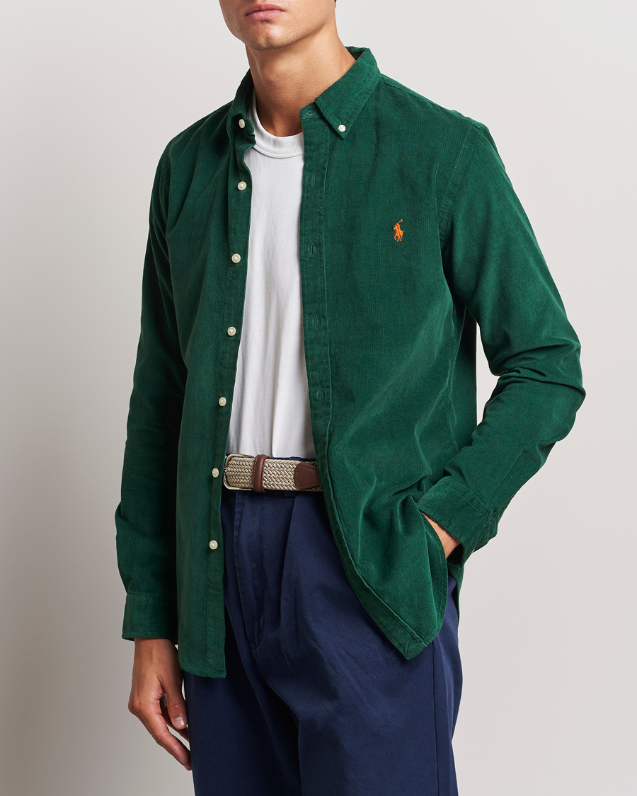 Herren |  | Polo Ralph Lauren | Slim Fit Corduroy Shirt Vintage Pine