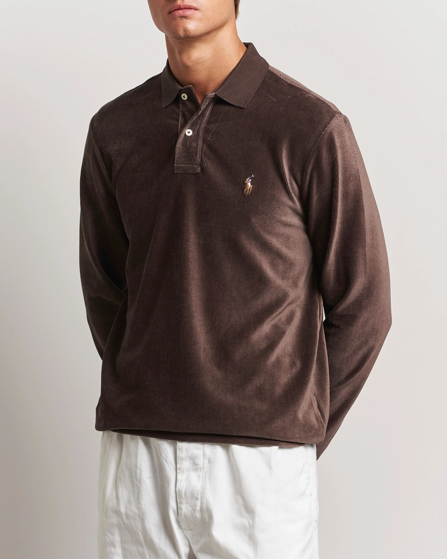 Herren |  | Polo Ralph Lauren | Corduroy Long Sleeve Polo Circuit Brown