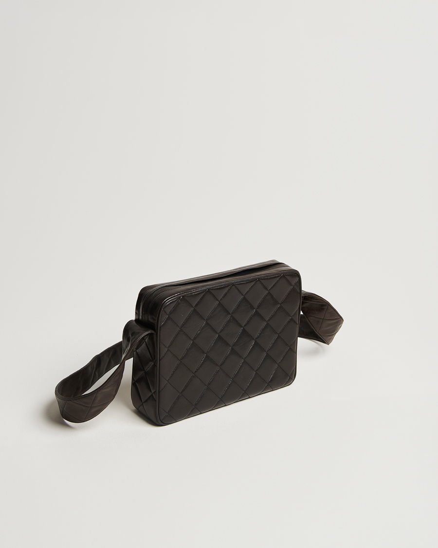 Herren |  | Chanel Pre-Owned | Tassel Flap Shoulder Bag Black Lambskin