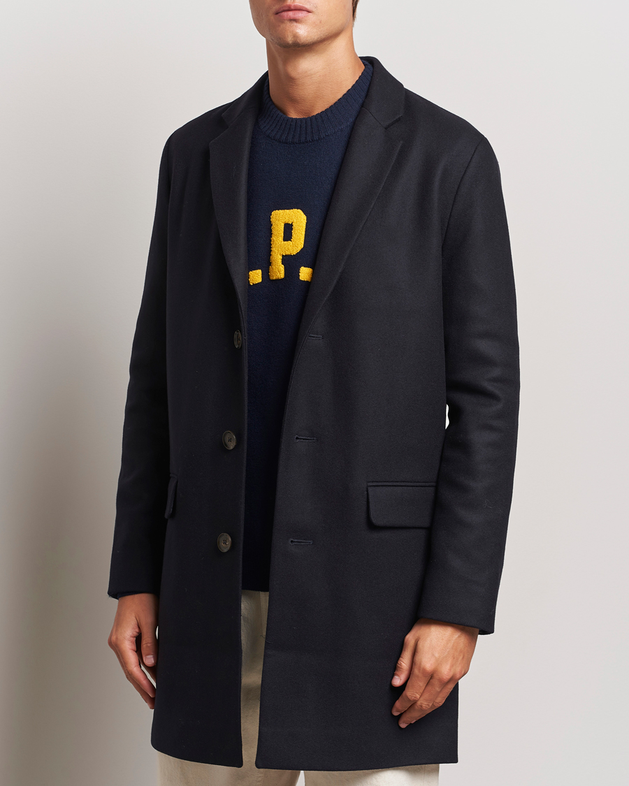 Apc wool car coat on sale