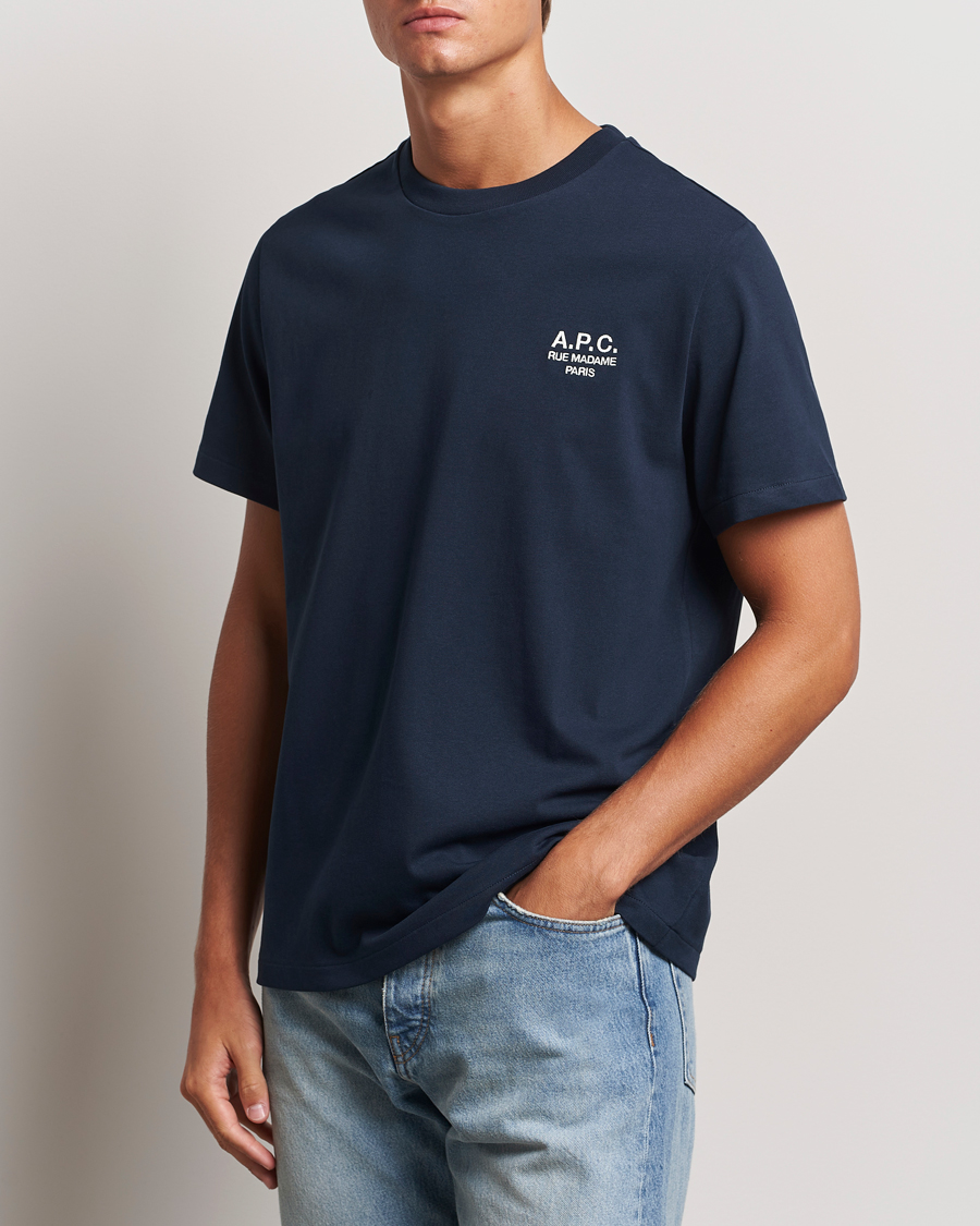 Herren |  | A.P.C. | Rue Madame T-Shirt Dark Navy