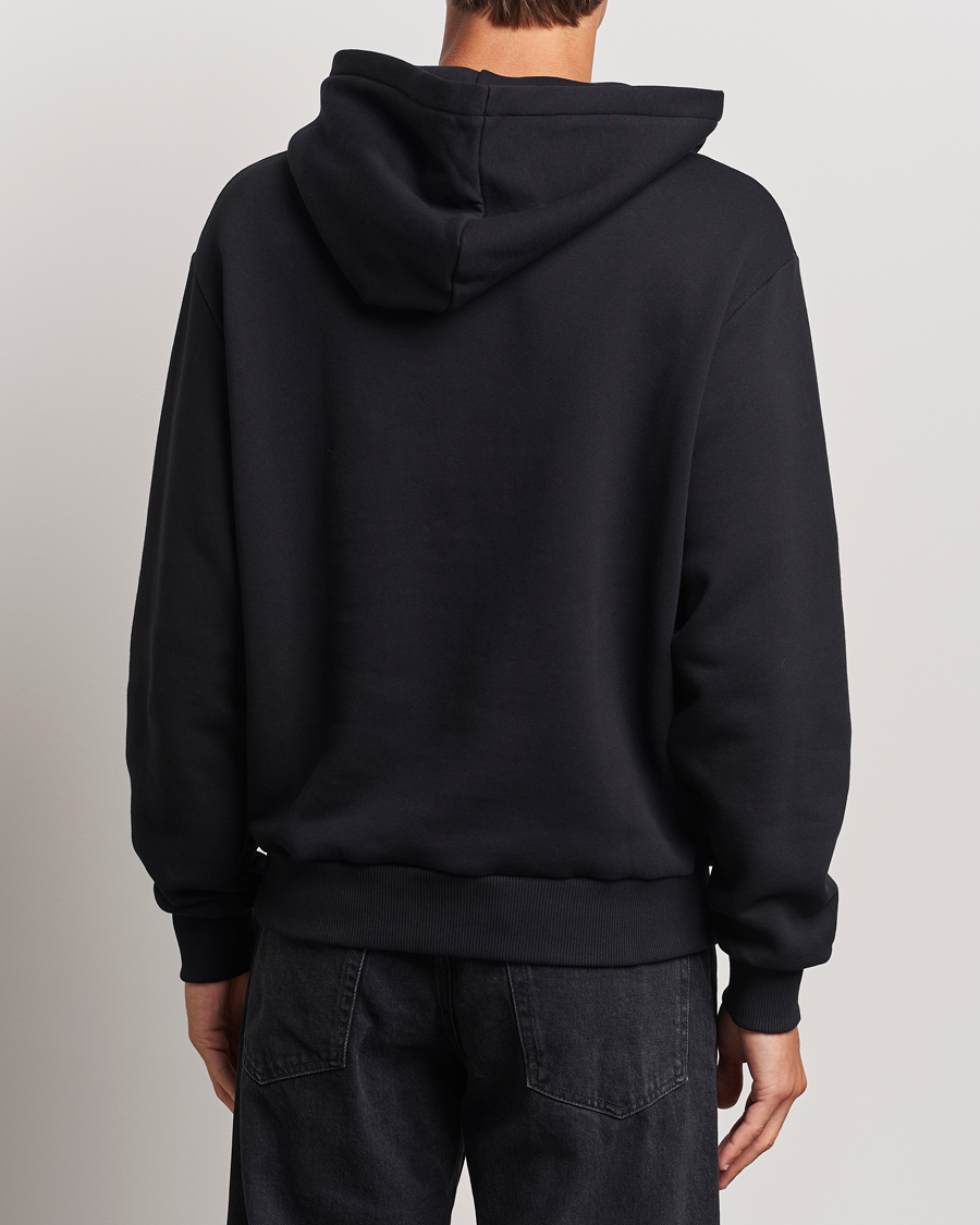 A.P.C. Boxy Micro Center Logo Hoodie Black