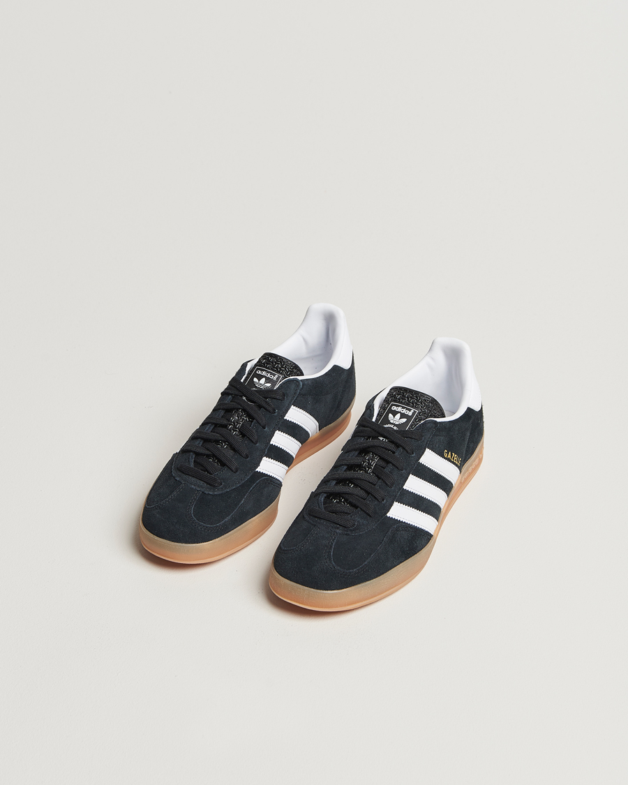 adidas Originals Gazelle Indoor Sneaker Black White