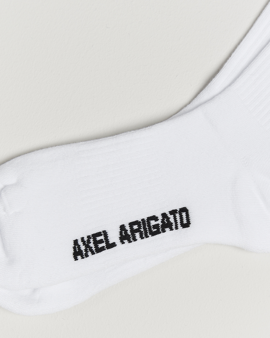 Herren | Normale Socken | Axel Arigato | Logo Tube Socks White