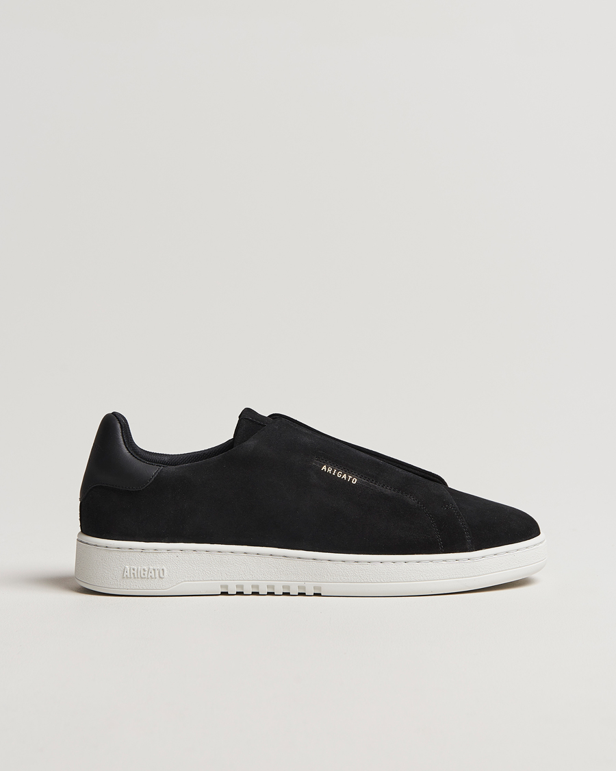 Black laceless sneakers online