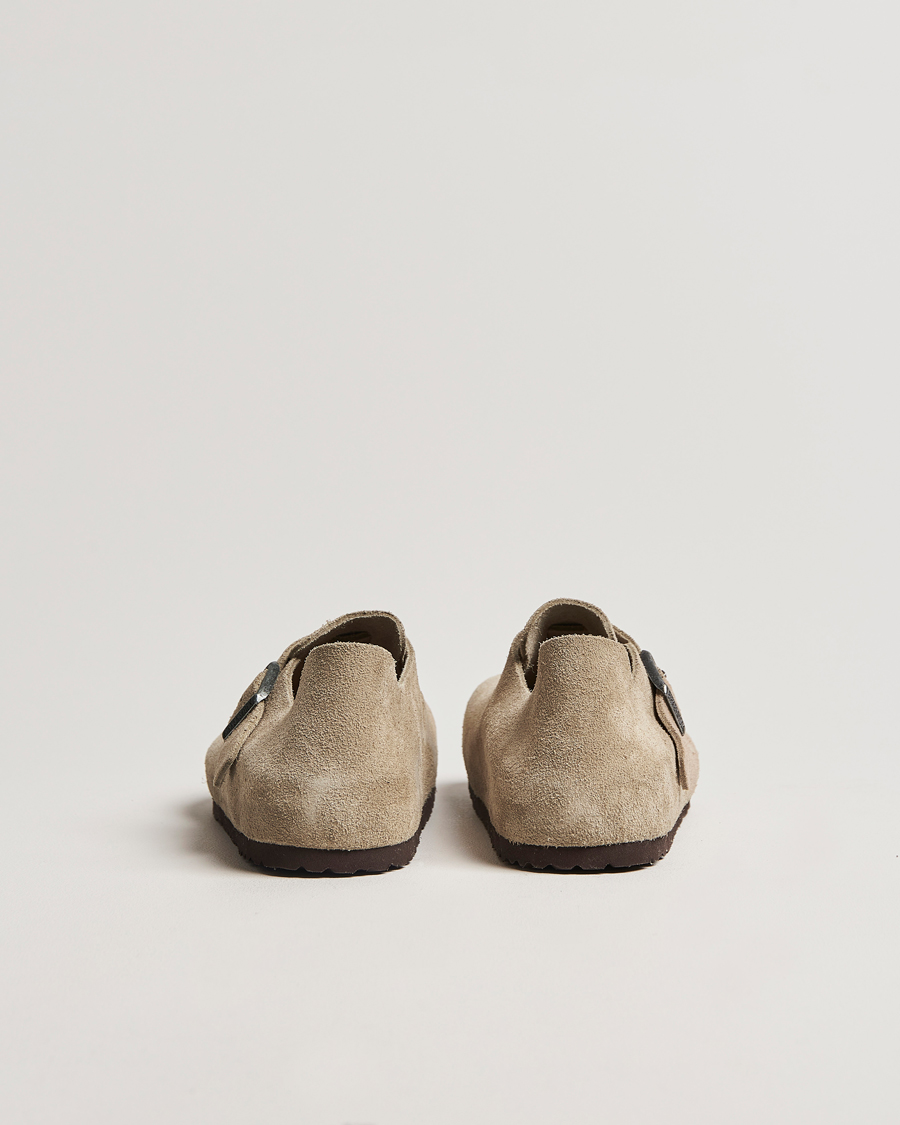 BIRKENSTOCK London Suede Leather Taupe