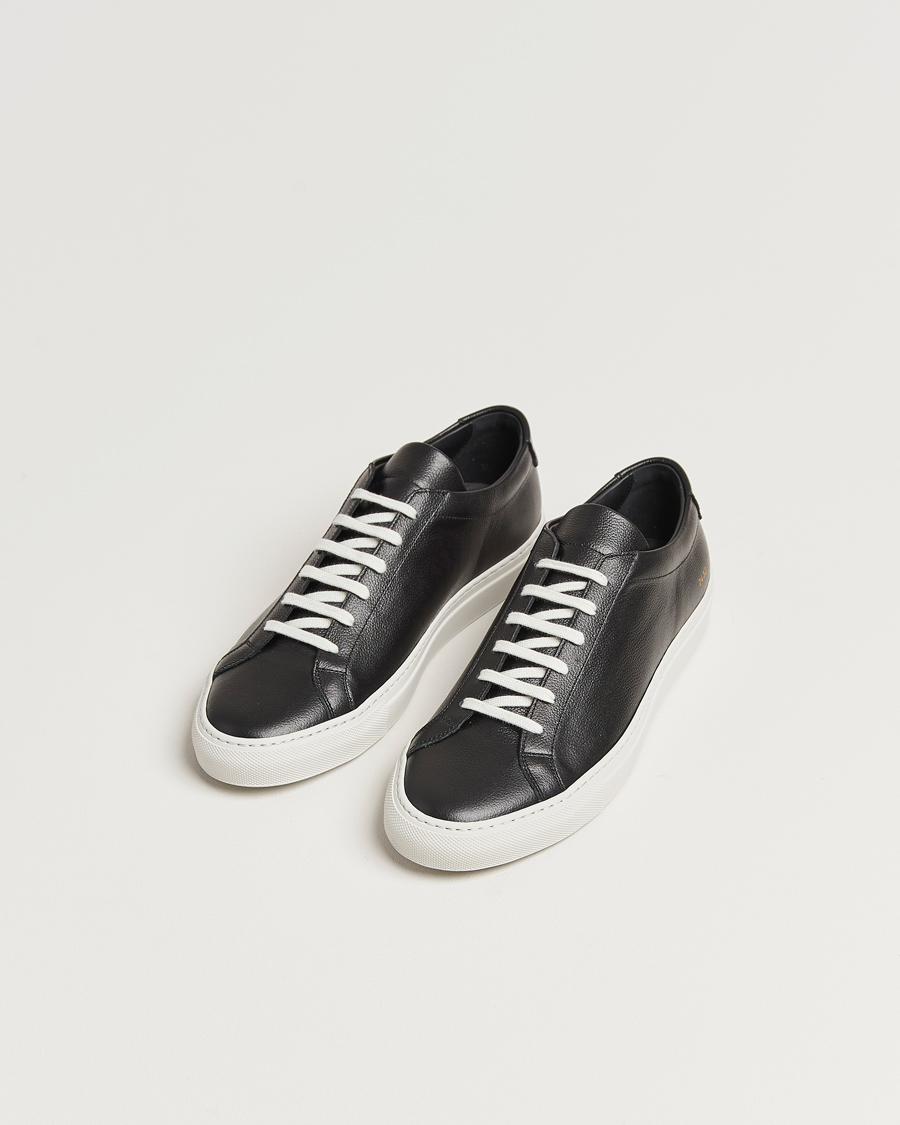 Common Projects Original Achilles Pebbled Leather Sneaker Black