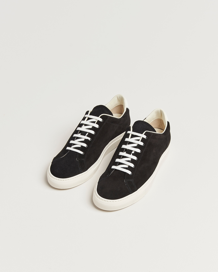 Common Projects Retro Suede Sneaker Black