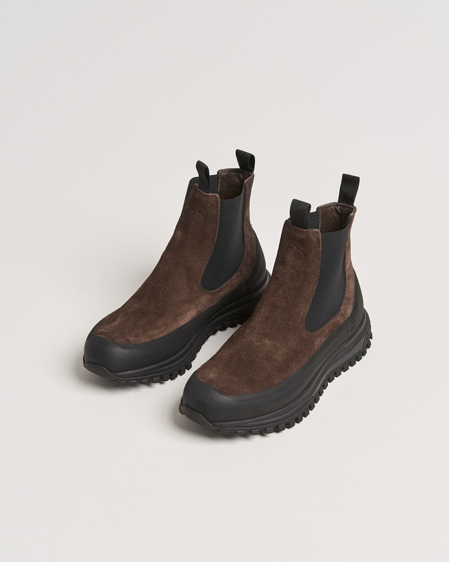 Herren |  | Diemme | Ramon Vibram Sole Chelsea Boot Dark Brown Suede